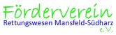 Förderverein Rettungswesen Mansfeld-Südharz e. V. Logo